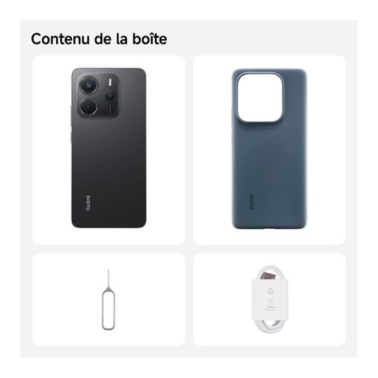 Movil XIAOMI Redmi Note 14 4G 256Gb Negro + Funda