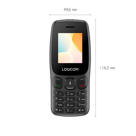 Movil LOGICOM E44 4G 128Mb Negro