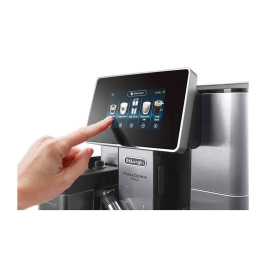 Cafetera Super automática DELONGHI ECAM610.55.SB PRIMADONNA SOUL