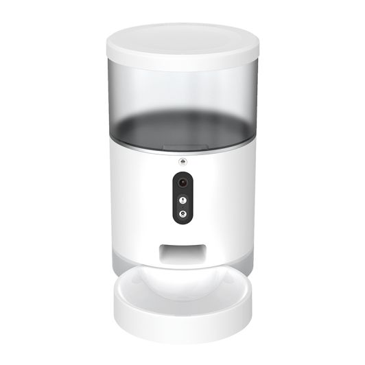 Dispensador Auto croquetas PAWZZ  Gatos y Perros pequeños 4L con cámara Nocturna Detección de movimiento Altavoz, App de control