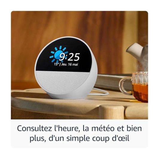Altavoz bt. AMAZON ECHO SPOT azul