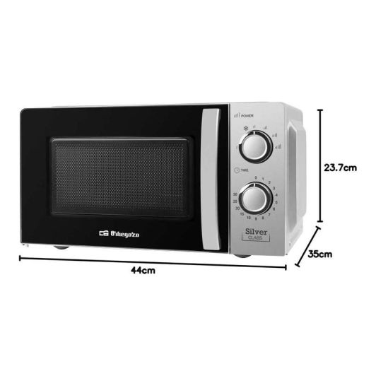 Microondas Monofunción ORBEGOZO MI-2118 20L 700W Plata
