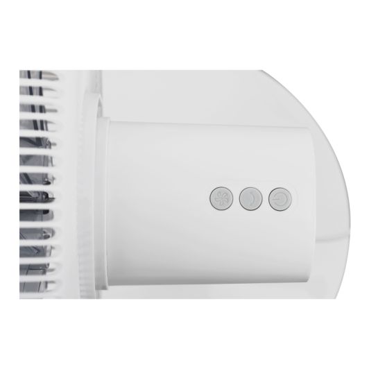 Ventilador de Pie VALBERG 45W 3 Velocidades Silencioso Blanco/Gris